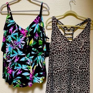 Swimwear. Top Plus Size 24W Aqua Green - Kona Sol $13 a Piece